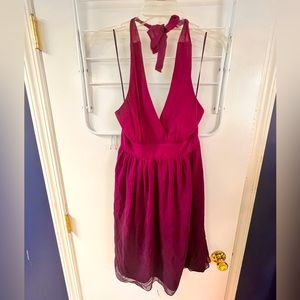 Ombré chiffon dress